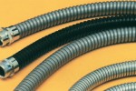 צינור גמיש ממתכת מצופה PVC דק. צינור גמיש ממתכת מצופה PVC דק.
