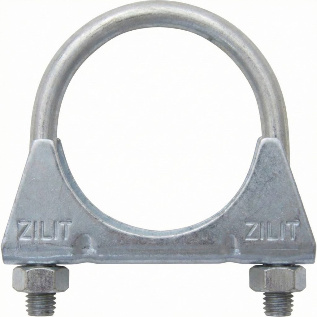 בנד מתכת מסוג מהדק אגזוז U-Bolt מסיבי לקיבוע צינורות פליטה וגנרטורים