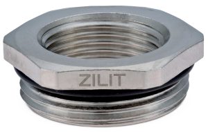 מעברי הברגה מפליז מצופה ניקל עם אטם O-ring להתאמת מידות בכניסות כבל ופיטינגים