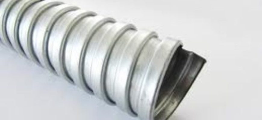 צינור שרשורי מתכתי גמיש